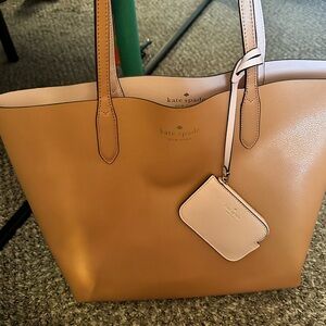 Kate Spade Beige and Pink Tote